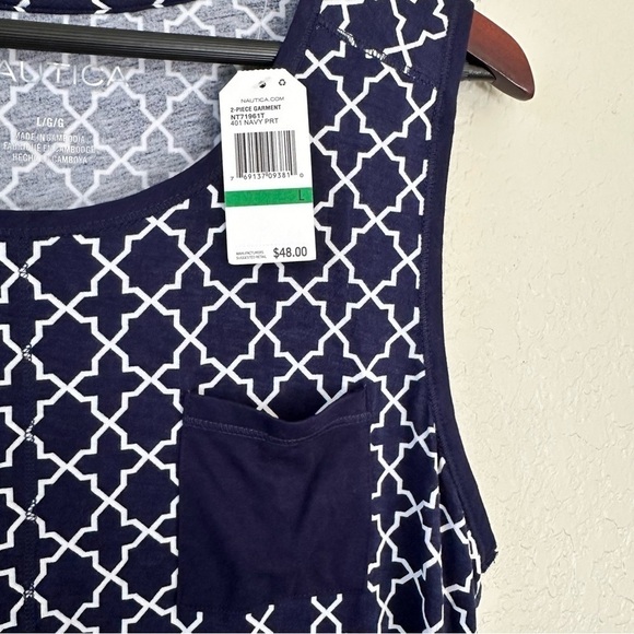 Nautica Navy Tank - Picture 3 of 5